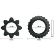 BAILE - KIT 2 ANNEAUX FLEURI EN SILICONE BAILE - KIT 2 ANNEAUX FLEURI EN SILICONE