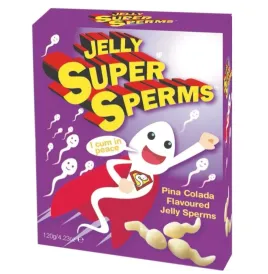 SPENCER and FLEETWOOD - JELLY SUPER SPERM GUMMIES FORM SPERM 120 GR