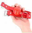 KINK - TPE BALL 4 CM GAG WITH ROJO LOCK 60 x 2 CM