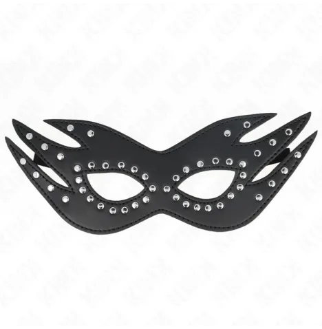 KINK - LEATHERETTE MASK WITH RIVETS MODEL 3 26 x 9.5 CM