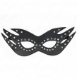 KINK - MASCHERA IN SIMILPELLE CON RIVETTI MODELLO 3 26 x 9,5 CM