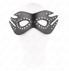 KINK - MASQUE EN CUIRETTE À RIVETS MODÈLE 3 26 x 9,5 CM