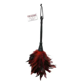 FETISH FANTASY SERIES - BLACK and RED FRISKY FEATHER TICKLER