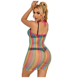 SUBBLIME - 952341 ROBE RÉSEILLE ARC-EN-CIEL TAILLE UNIQUE