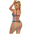 SUBBLIME - 952341 RAINBOW FISHNET DRESS ONE SIZE SUBBLIME - 952341 RAINBOW FISHNET DRESS ONE SIZE