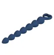 MR PLAY - PERLES ANALES EN SILICONE BLEU ET PLUG ANAL 26,7 CM