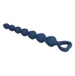 MR PLAY - PERLES ANALES EN SILICONE BLEU ET PLUG ANAL 26,7 CM