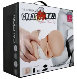 CRAZY BULL - VAGINA UND ANUS MIT REALISTISCHEM TATTOO MIT VIBRATION