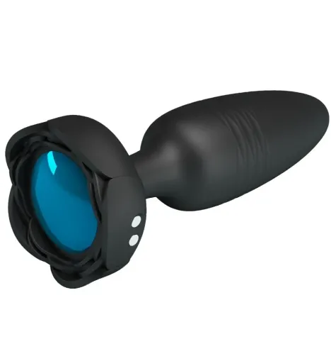 PRETTY LOVE - TARION PLUG ANAL AVEC LUMIÈRE LED NOIR 12,5 CM
