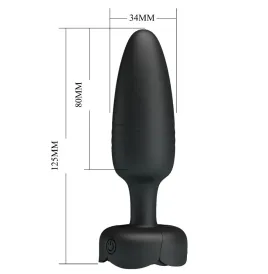 PRETTY LOVE - TARION PLUG ANAL AVEC LUMIÈRE LED NOIR 12,5 CM