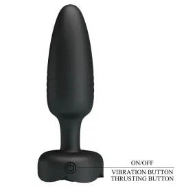 PRETTY LOVE - TARION ANAL PLUG WITH LED LIGHT BLACK 12.5 CM