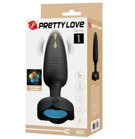 PRETTY LOVE - TARION PLUG ANALE CON LUCE LED NERO 12,5 CM