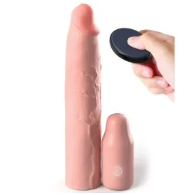 FANTASY X- TENSIONS - PIPEDREAMS SLEEVE 22,86 CM 7,62 CM PLUG REMOTE SKIN