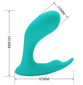 PRETTY LOVE - IDABELLE VIBRATION and PULSATION FERNBEDIENUNG BLAU