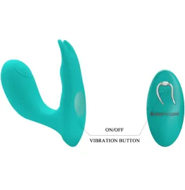 PRETTY LOVE - IDABELLE VIBRATION and PULSATION FERNBEDIENUNG BLAU