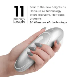 WOMANIZER - STIMULATEUR CLITORIAL VIBRANT PRO GRIS ARGENTÉ