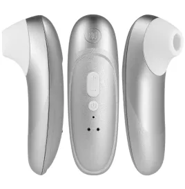 WOMANIZER - STIMULATEUR CLITORIAL VIBRANT PRO GRIS ARGENTÉ