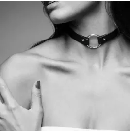 BIJOUX INDISCRETS - MAZE BLACK CHOKER NECKLACE