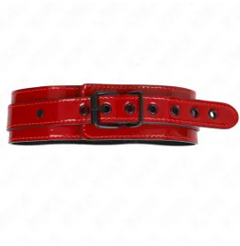 KINK - COLLAR AJUSTABLE ROJO VINO 37.5-49.5 CM X 5 CM