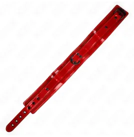 KINK - WEINROTE VERSTELLBARE HALSKETTE 37,5-49,5 CM X 5 CM