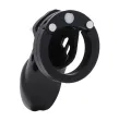 HIDDEN DESIRE - EXTREME CAGE DE CHASTETÉ SILICONE TAILLE L NOIR HIDDEN DESIRE - EXTREME CAGE DE CHASTETÉ SILICONE TAILLE L NOIR