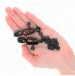 KINK - PINZAS PARA PEZONES PLANAS NEGRO CON CADENA NEGRO 30 CM KINK - PINZAS PARA PEZONES PLANAS NEGRO CON CADENA NEGRO 30 CM