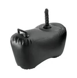 FETISH FANTASY SERIES - BODY DOCK INFLATABLE LOVE SEAT WITH DILDO 69.2 CM BLACK