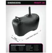 FETISH FANTASY SERIES - BODY DOCK SEGGIOLINO GONFIABILE CON DILDO 69,2 CM NERO FETISH FANTASY SERIES - BODY DOCK SEGGIOLINO GONFIABILE CON DILDO 69,2 CM NERO