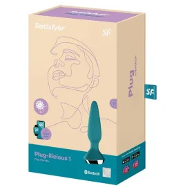 SATISFYER - PLUG ILICIOUS 1 PLUG VIBRATORE VERDE