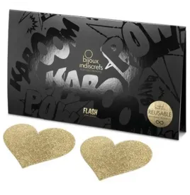 BIJOUX INDISCRETS - CACHE-METONS FLASH COEUR DOR