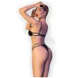 CHILIROSE - CR 4700 SET BODYSUIT BLACK S-M CHILIROSE - CR 4700 SET BODYSUIT BLACK S-M