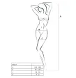 PASSION - WOMAN BS017 BODYSTOCKING BLACK ONE SIZE PASSION - WOMAN BS017 BODYSTOCKING BLACK ONE SIZE