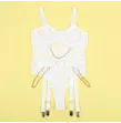 SUBBLIME - 954291 BODY CON CADENAS LIGUEROS BLANCO L-XL