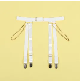 SUBBLIME - 954291 BODY CON CADENAS LIGUEROS BLANCO L-XL