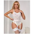 SUBBLIME - 954291 BODY CON CADENAS LIGUEROS BLANCO L-XL