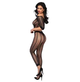 CHILIROSE - CR 4647 TOP and LEGGINS BLACK S-M