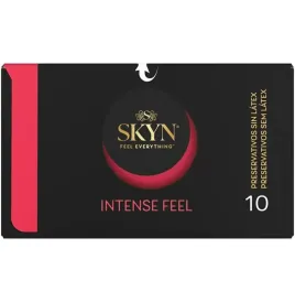 SKYN - KONDOM MIT INTENSIVEM GEFÜHL UND STRUKTURIERTEM WELLENDESIGN, 10 EINHEITEN