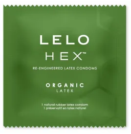 LELO - PRESERVATIVI ORGANICI HEX CONFEZIONE DA 3 UNITÀ