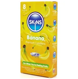 SKINS - BANANA PREMIUM KONDOME PACKUNG 8
