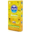 SKINS - PRESERVATIVI BANANA PREMIUM CONFEZIONE DA 8 SKINS - PRESERVATIVI BANANA PREMIUM CONFEZIONE DA 8