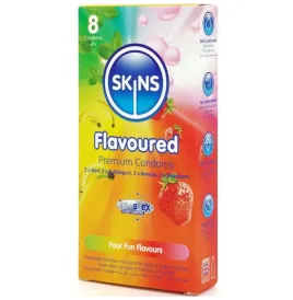 SKINS - PRESERVATIVI MULTIGUSTO PREMIUM CONFEZIONE DA 8
