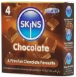 SKINS - PACK DE 4 PRÉSERVATIFS PREMIUM CHOCOLAT SKINS - PACK DE 4 PRÉSERVATIFS PREMIUM CHOCOLAT