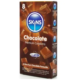 SKINS - SCHOKOLADE PREMIUM-KONDOME PACKUNG 8
