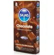 SKINS - PRESERVATIVI PREMIUM AL CIOCCOLATO CONFEZIONE DA 8 SKINS - PRESERVATIVI PREMIUM AL CIOCCOLATO CONFEZIONE DA 8