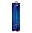 MR PLAY – BLAUE SILIKON-ANALPERLEN and ANALPLUG – Ø – 3,4 CM – 28,5 CM