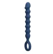 MR PLAY – BLAUE SILIKON-ANALPERLEN and ANALPLUG – Ø – 3,4 CM – 28,5 CM