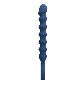 MR PLAY - PERLE ANAL IN SILICONE BLU E PLUG ANAL -Ø- 3,4 CM - 28,5 CM