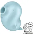 SATISFYER - SASSY SEAL STIMOLATORE E VIBRATORE BLU