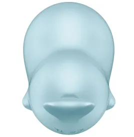 SATISFYER - SASSY SEAL STIMULATOR and VIBRATOR BLUE