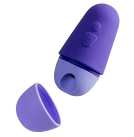 ROMP - STIMOLATORE CLITORIDEO GRATUITO CON COPERCHIO, 10 LIVELLI, RICARICABILE, VIOLA